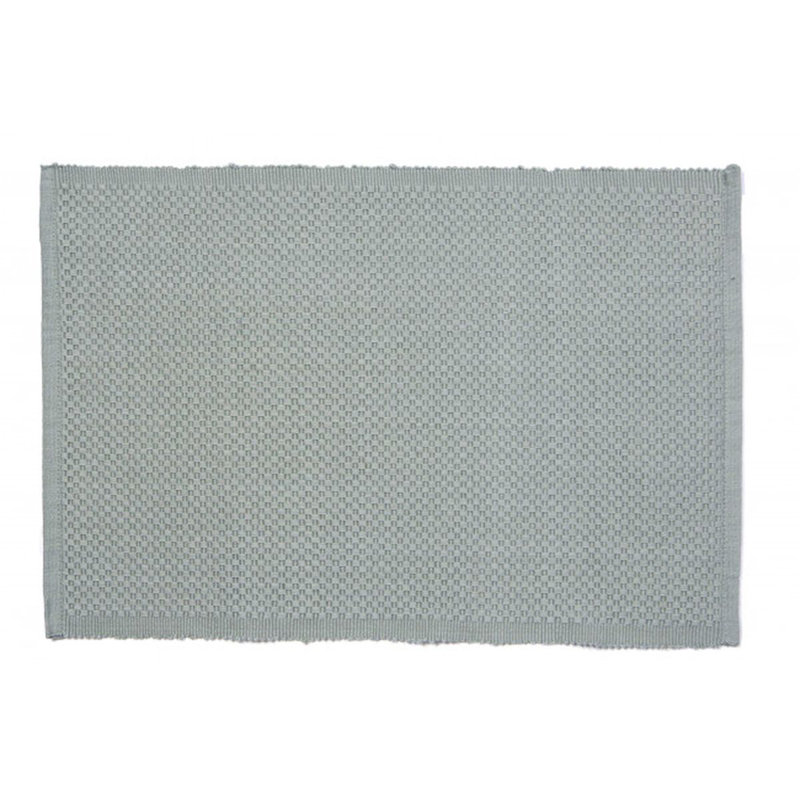 Ensemble de 4 napperons en coton Labrittany, Vert sauge