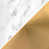 Marble/Brass/White