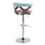Tabouret de bar réglable pivotant de style Mid-Century-1312098690