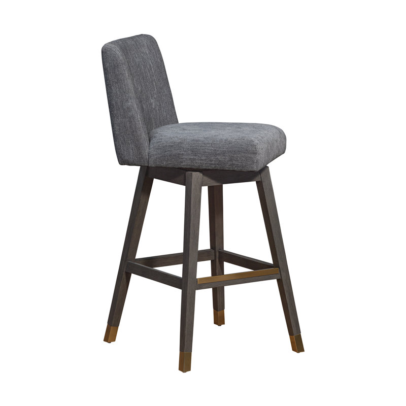 Tabouret de bar Araf, Tabouret de bar (siège d’une hauteur de 30 po), Gris, gris