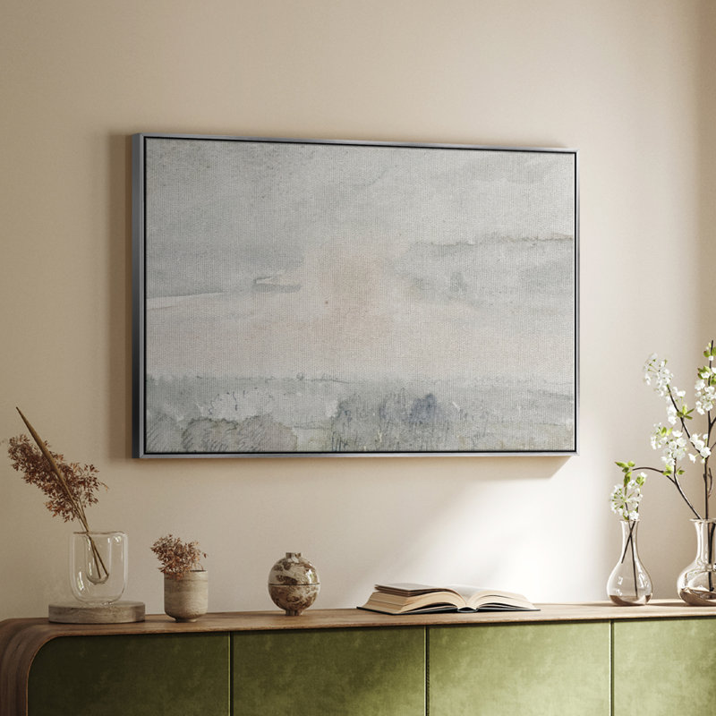 «Vintage Landscape -CCCXXXIX» sur toile, H 27 po x l 41 po