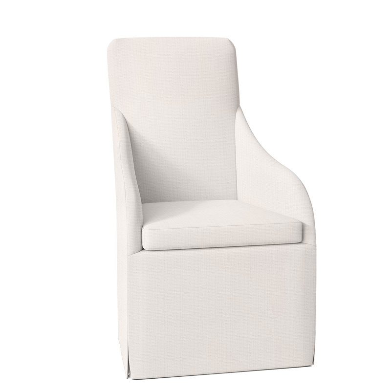 Bellair Patio Dining Armchair with Cushion, White Sunbrella 6063-000