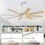 Ventilateur de plafond 64 po à 8 pales 64 po-1259404245-1259404246
