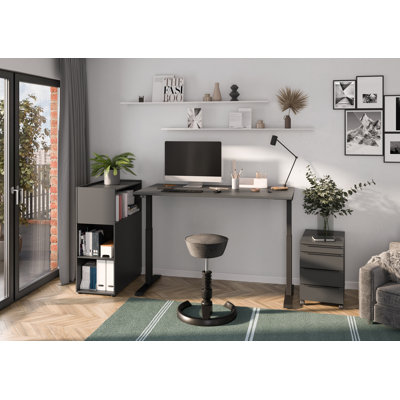 Mapua 2 Piece Standing Desk Office Set
