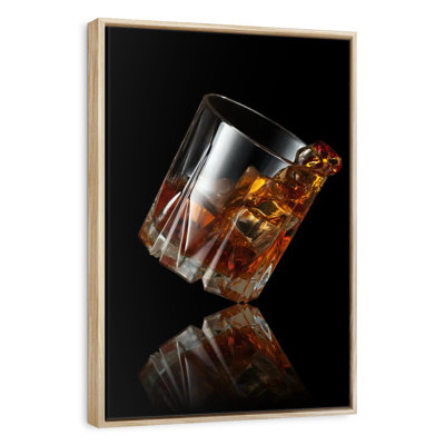 Whiskey Glass Reflection