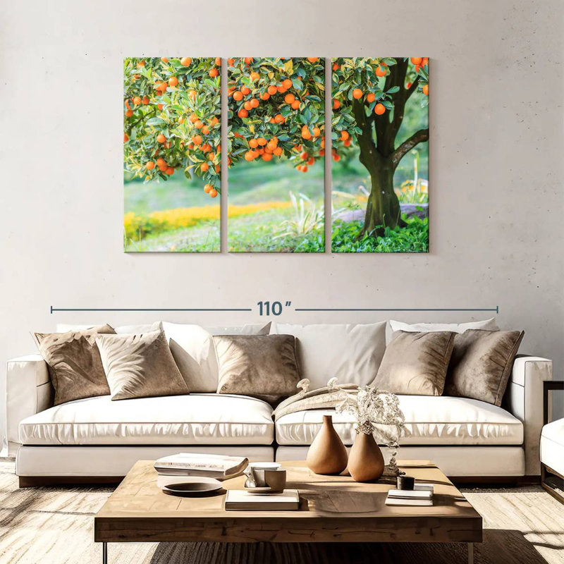 Harnek Orange Tree, 48" H x 74" W