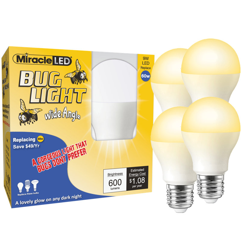 60 Watt Equivalent Yellow E26/Medium (Standard) LED Light Bulb