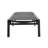 Comfortable Poolside Loungers  2  - Breathable Mesh, Rust- Aluminum, Adjustable Back, Portable, Black + Gray 2 Outdoor Lounge Rust-