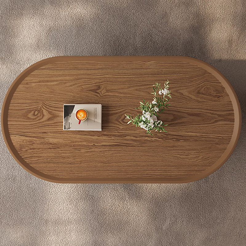 Table basse mobile en bois avec poulie, H 17,2 po x L 51,18 po x l 23,62 po