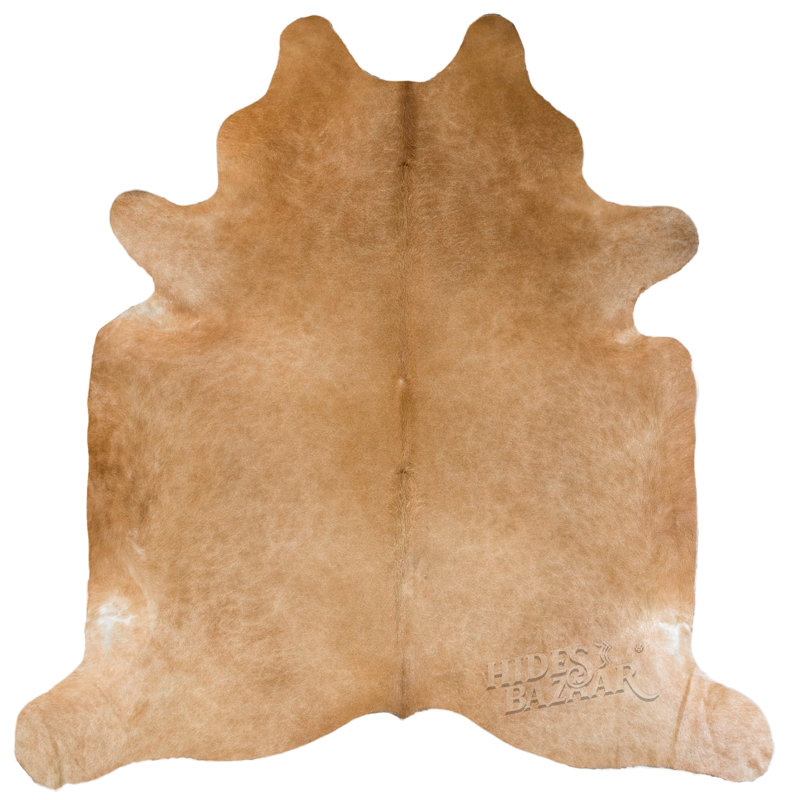 Foundry Select Brown Cowhide Rug, Premium Quality Genuine Leather Cow Hide, Area Rug (5x7 ft), Nouveauté 5 pi x 7 pi