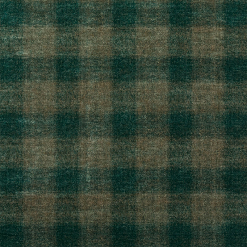 Modern Country Velvets Highland Performance Fabric, Teal