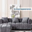Canapé avec repose-pieds l 86,61 po-627404185