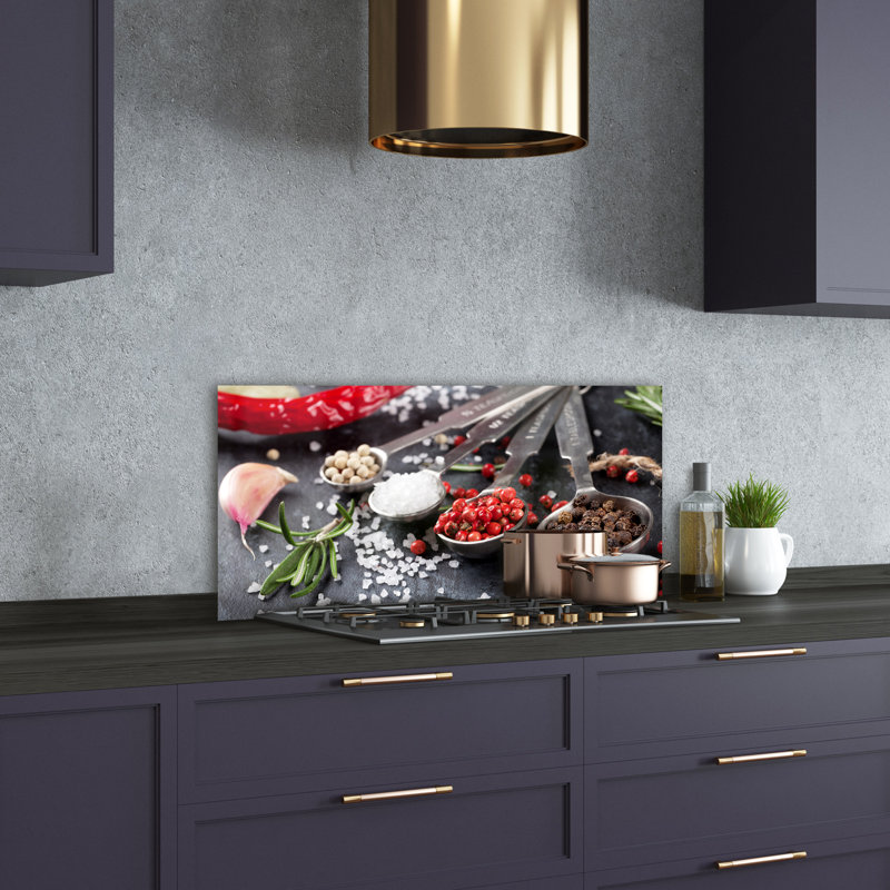 50cm W x 100cm L Glass Peel and Stick Panel