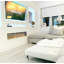 digital flames White Electric Fireplace-98291306
