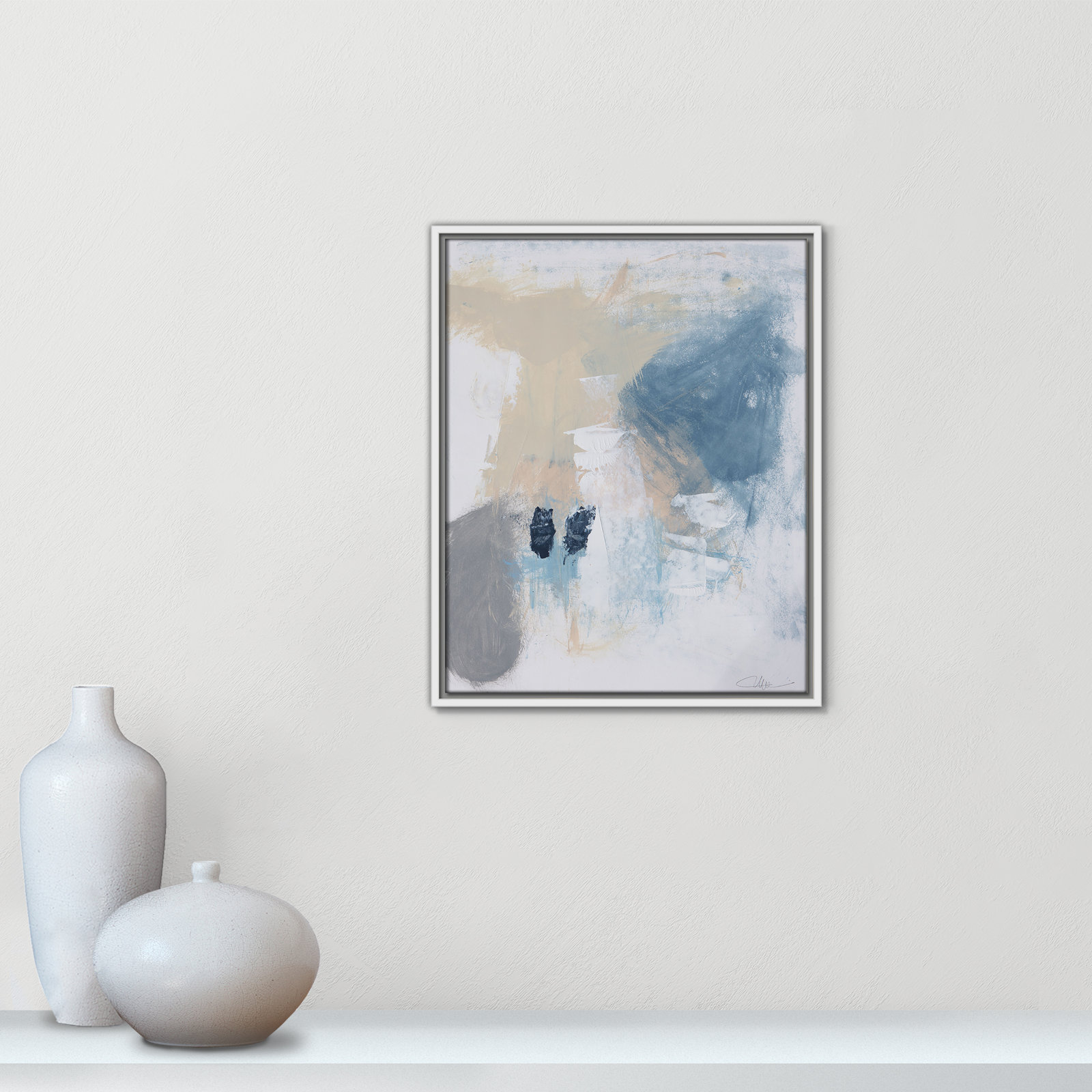 Coastal Carnival II Print by Casa Fine Arts, No Mat, 21.5" H x 17.5" W x 2" D, White Floater Framed Canvas