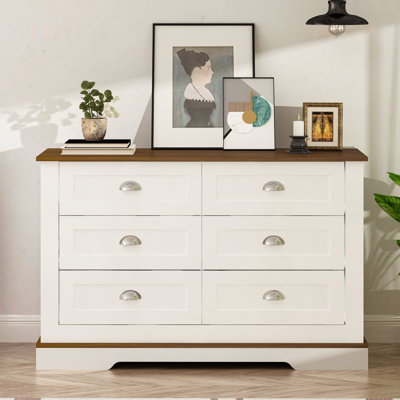 Drawer Dresser Cabinet,Sideboard,Bar Cabinet,Buffet Server Console,Table Storge Cabinets,Metal Handle In The Shape Of A Silver Shell,For Dining Room,Living Room,Bedroom,Kitchen Hallway