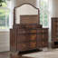 Commode 1Pc avec boutons ronds et pieds dorés