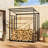 Bricia 135cm W x 70cm D Metal Log Store