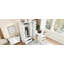 Armoire 2 portes Callen avec bureau convertible et tiroirs de rangement, fabrication en bois durable, conception peu encombrante-125179244