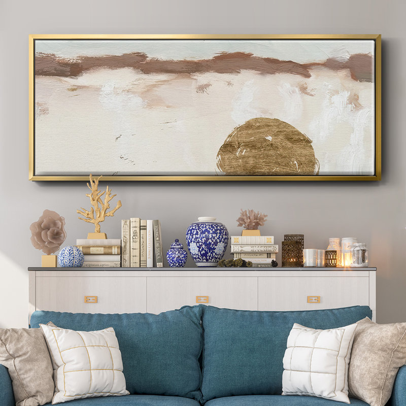 Winter Medallion III- Framed Canvas