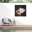 Doux rose gris sur fond en toile-1540801459