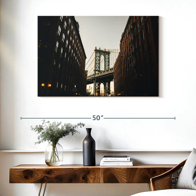 Lilie NYC Manhattan Bridge, 26" H x 39" W