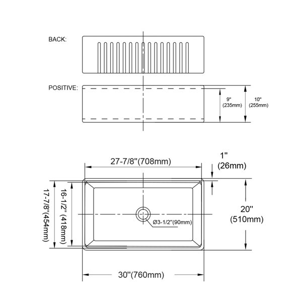 Dimensions du produit