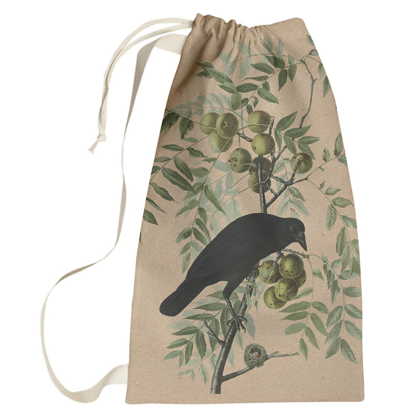 Sac à linge américain oiseau Maciejewski, Petit (H 64 po x l 20 po x P 1,5 po), Orange