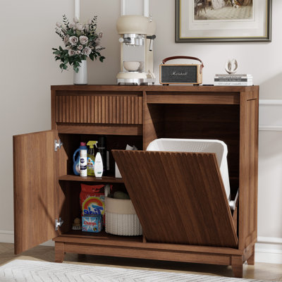 Armoire poubelle inclinable avec tiroirs 13 gallons