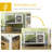 Wooden Rabbit Hutch