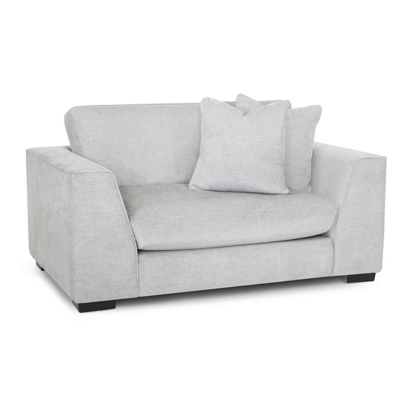 Benehaley Upholstered Chair And A Half, Light Gray