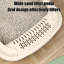 Toilette semi-fermée avec litière pour chat 14,5 x 11,5 x 6,3 po, beige-131214180