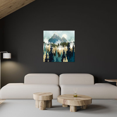 «Misty Pines» par Spaceagon Designs - impression sans cadre