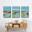 «Bright Coloured Countryside I», reproduction sur toile 3 pièces-1150838724-1150838723