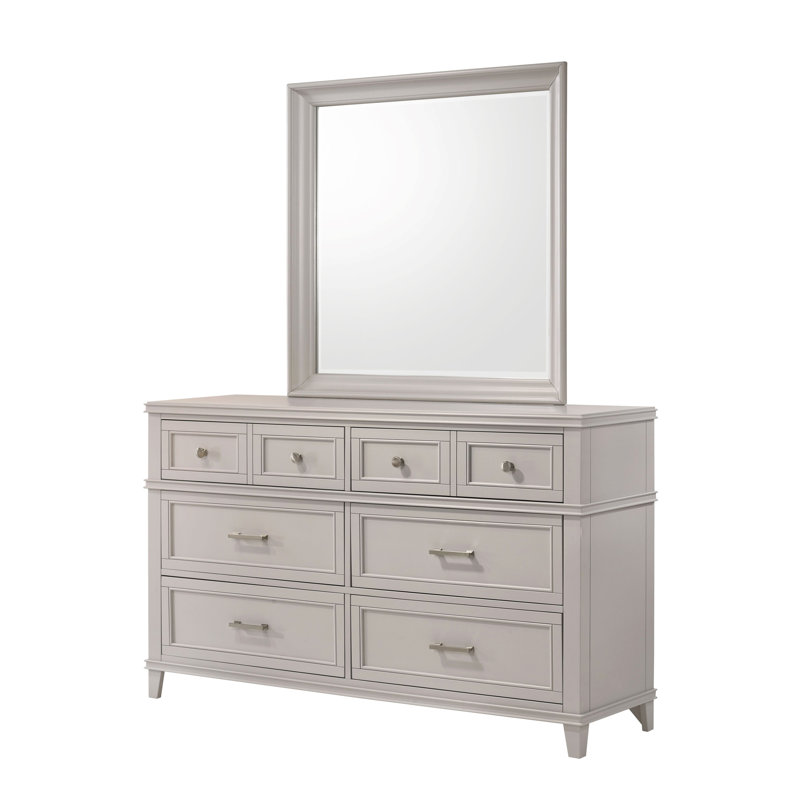 Versatile Square Mirror, Gray