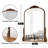 Euri Antiqued Arch Wall Mirror Decorative Vintage Mirrors for Wall Decor-1486742545-1486742547