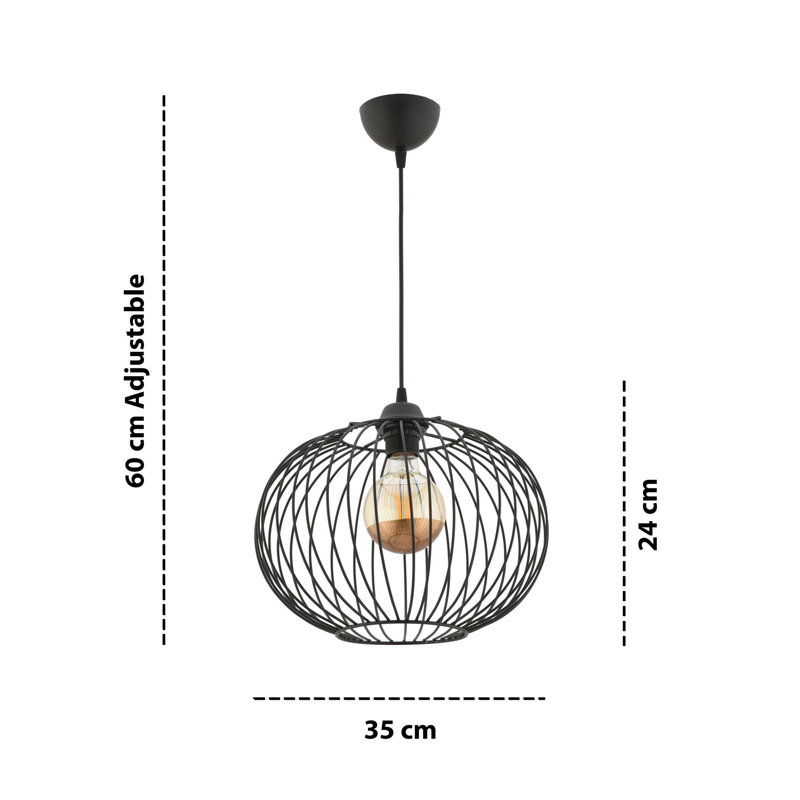 Chandelier, Black