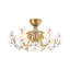 Plafonnier semi-encastré 4 lumières Sunburst