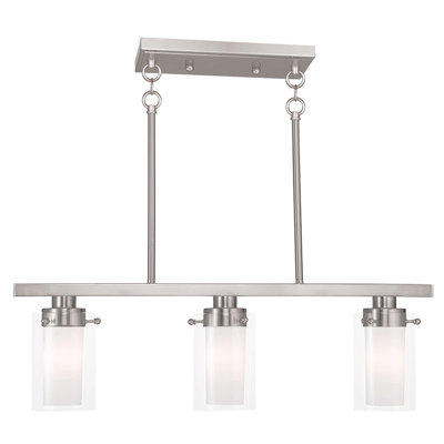 Levi 3 Light Candle-Style Chandelier