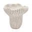 Jardinière corail sable et ciment 9,3 po x 9,7 po avec finition texturée beige