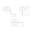 Configuration murale flexible pour porte-chapeaux