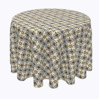 Ischia Geometric Round Tablecloth