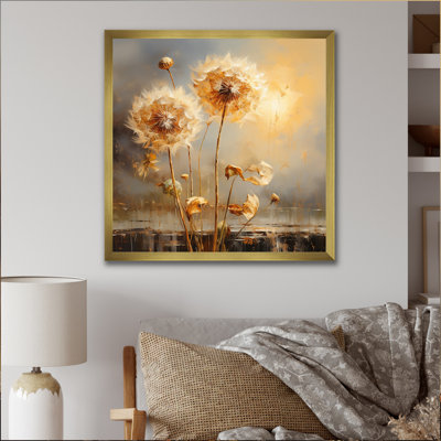 " White Dandelion Romantic Impression I "