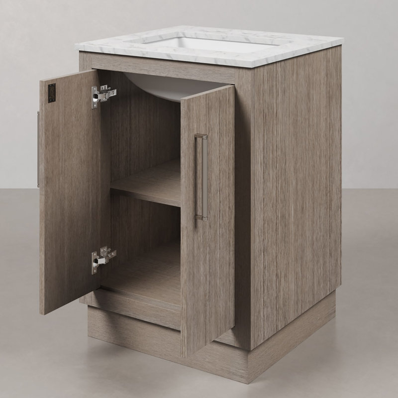 Hugo 24'' W Single Vanity, Chrome