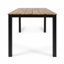 Table de salle à manger rectangulaire pour l'extérieur, table de patio en bois d'acacia de L 71 po, table bistro de ferme pour la cour, le jardin, le bord de la piscine, la terrasse