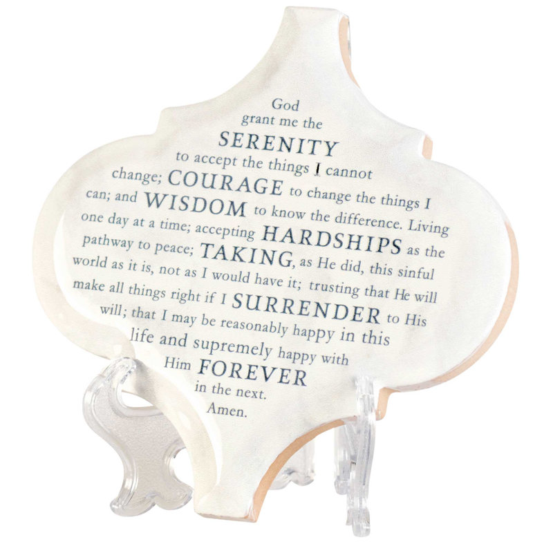 Tuile de prière sérénité arabe