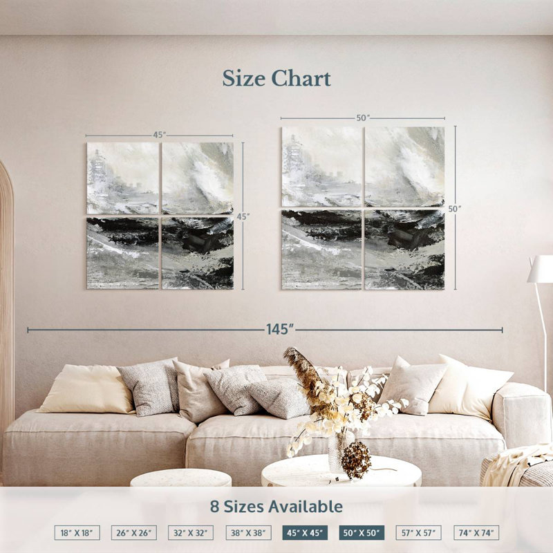 Bay City Storm, 50" H x 50" W