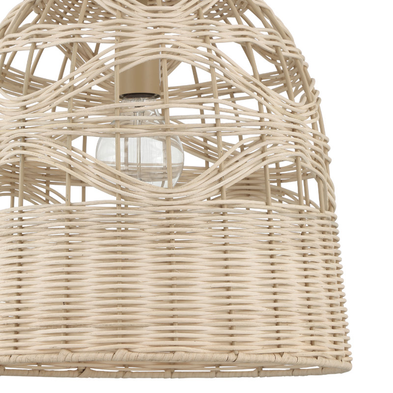Grand luminaire suspendu 1 lumière Hunter Baskel