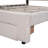 Teddy Fleece Upholstered Platform Bed With 1 Nightstand-1320892730