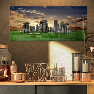 Art mural en pierre de Stonehenge, reproduction de photographie historique - Stonehenge